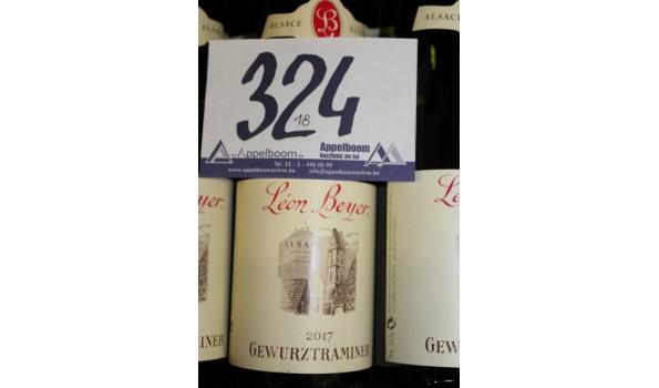 18 flessen wijn Gewurtztraminer Leon Beyer, 2017